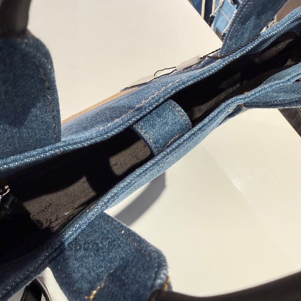 MARC JACOBS Small Canvas Tote 4F5HTT015H02 Denim - Picture 8 of 8